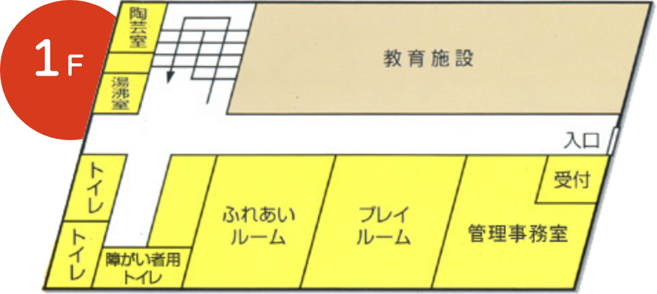 1階のフロアマップ